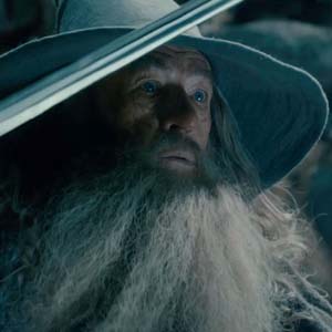 Ian McKellen is Gandalf in The Hobbit