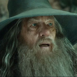 Ian McKellen is Gandalf in The Hobbit