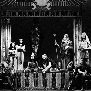 Curt Dawson (Apollodorus) seated left in CAESAR AND CLEOPATRA